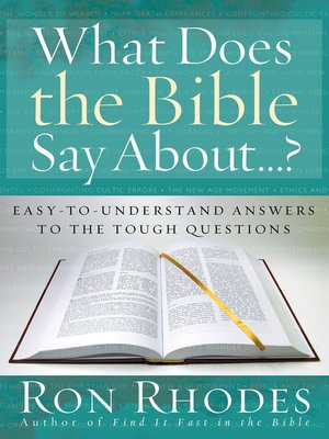 cover image of What Does the Bible Say About...?